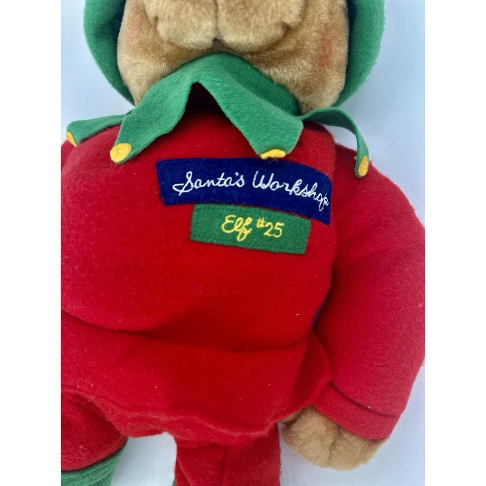 Vintage Hallmark Santa's Workshop Elf #25 Teddy Bear Plush 16
